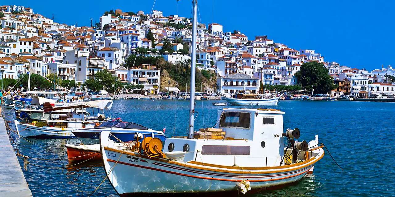 Skopelos Griechische Insel Online-Puzzle