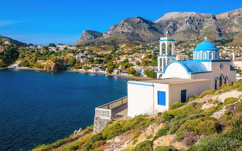 Греческий остров Скирос онлайн-пазл