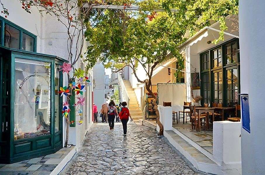Skyros Griechische Insel Online-Puzzle