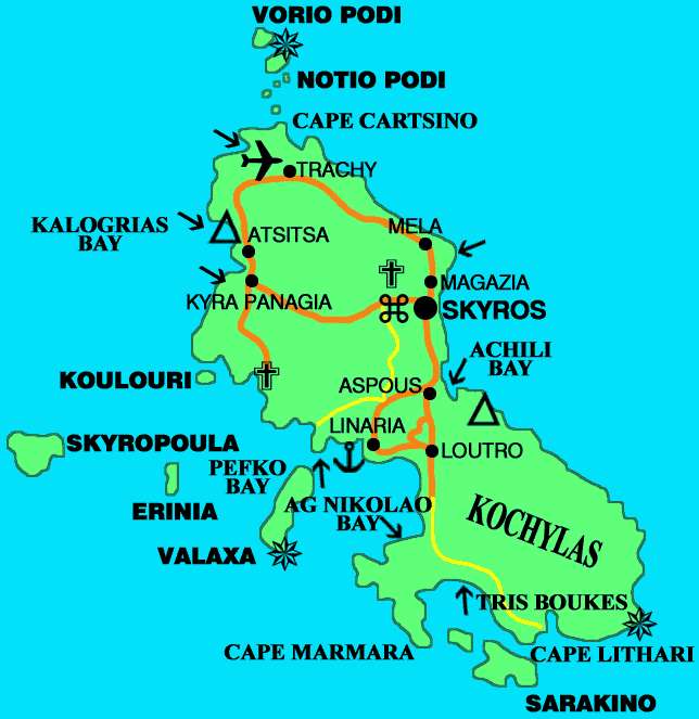 Ilha Grega Skyros. puzzle online