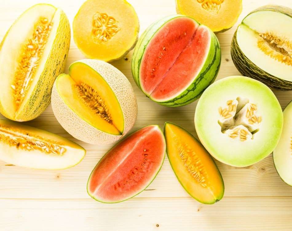 Meloner, vattenmeloner Pussel online