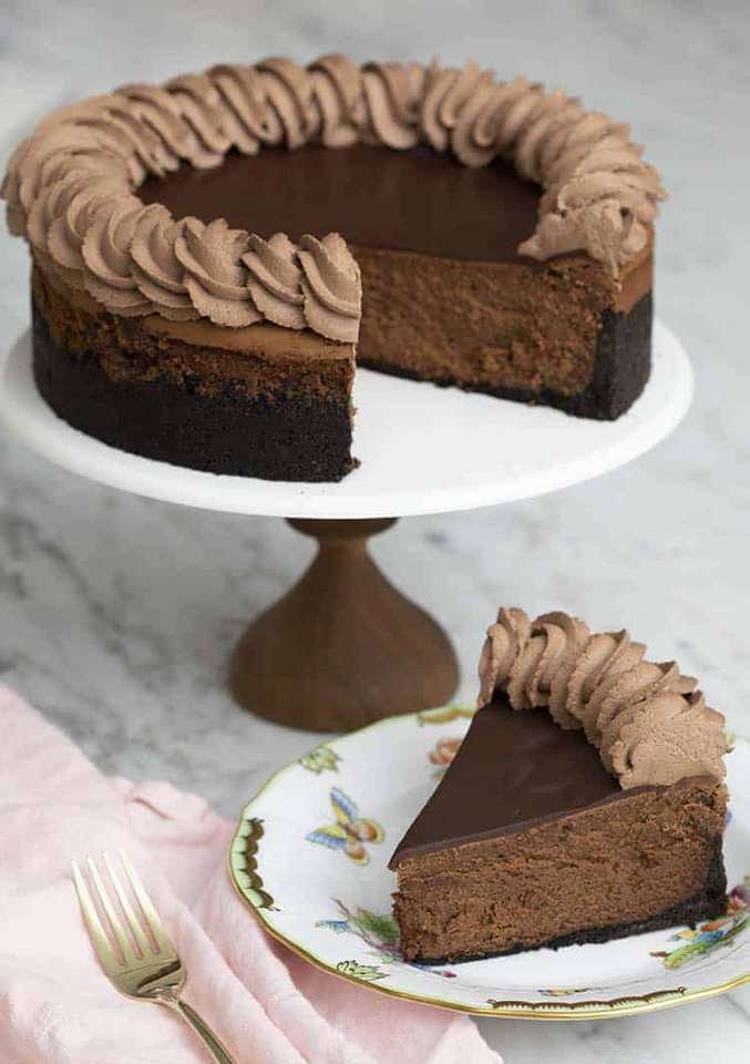Čokoládový dort skládačky online