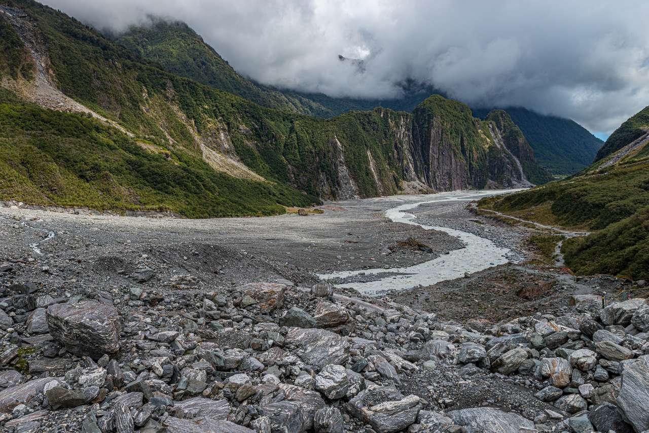 Un bellissimo paesaggio in Nuova Zelanda puzzle online