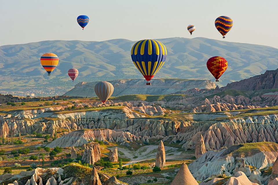 Полети на балон в Турция онлайн пъзел
