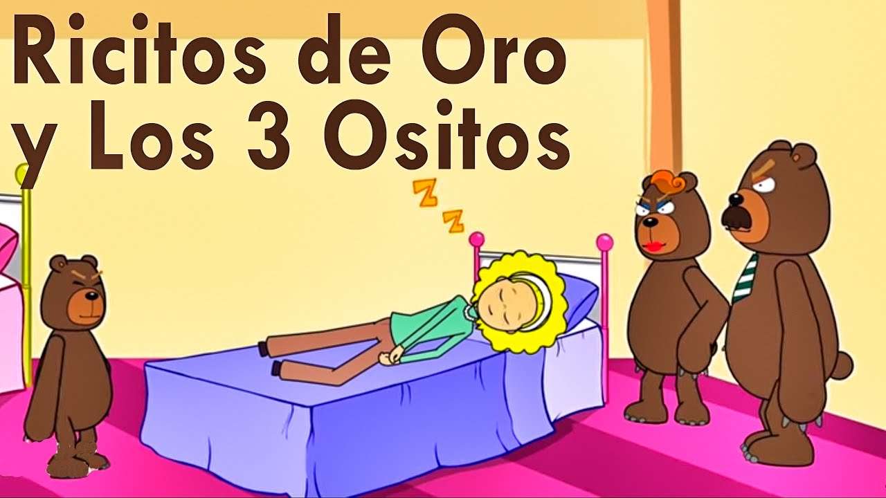 Golden ricitos and the three bears jigsaw puzzle online