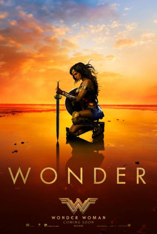 Wonder Woman 2017 film affisch Pussel online