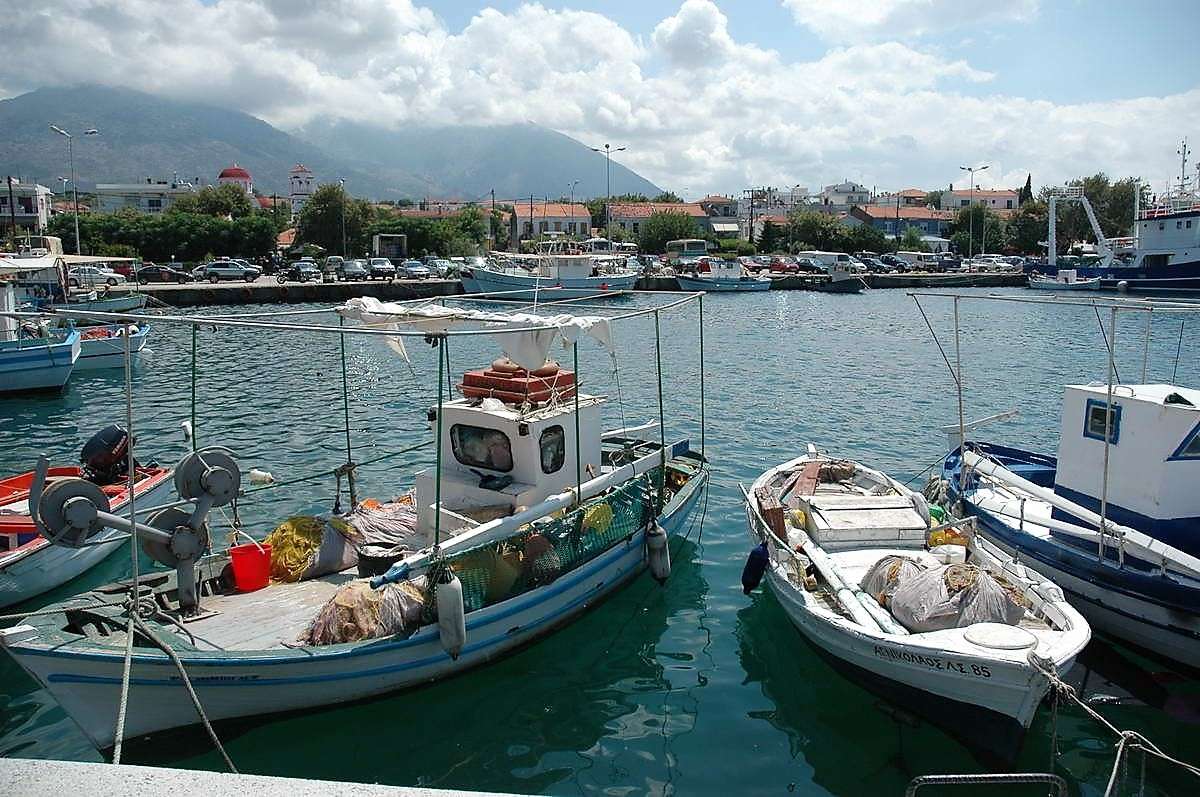 Samothraki Kamariotissa Гръцки остров онлайн пъзел