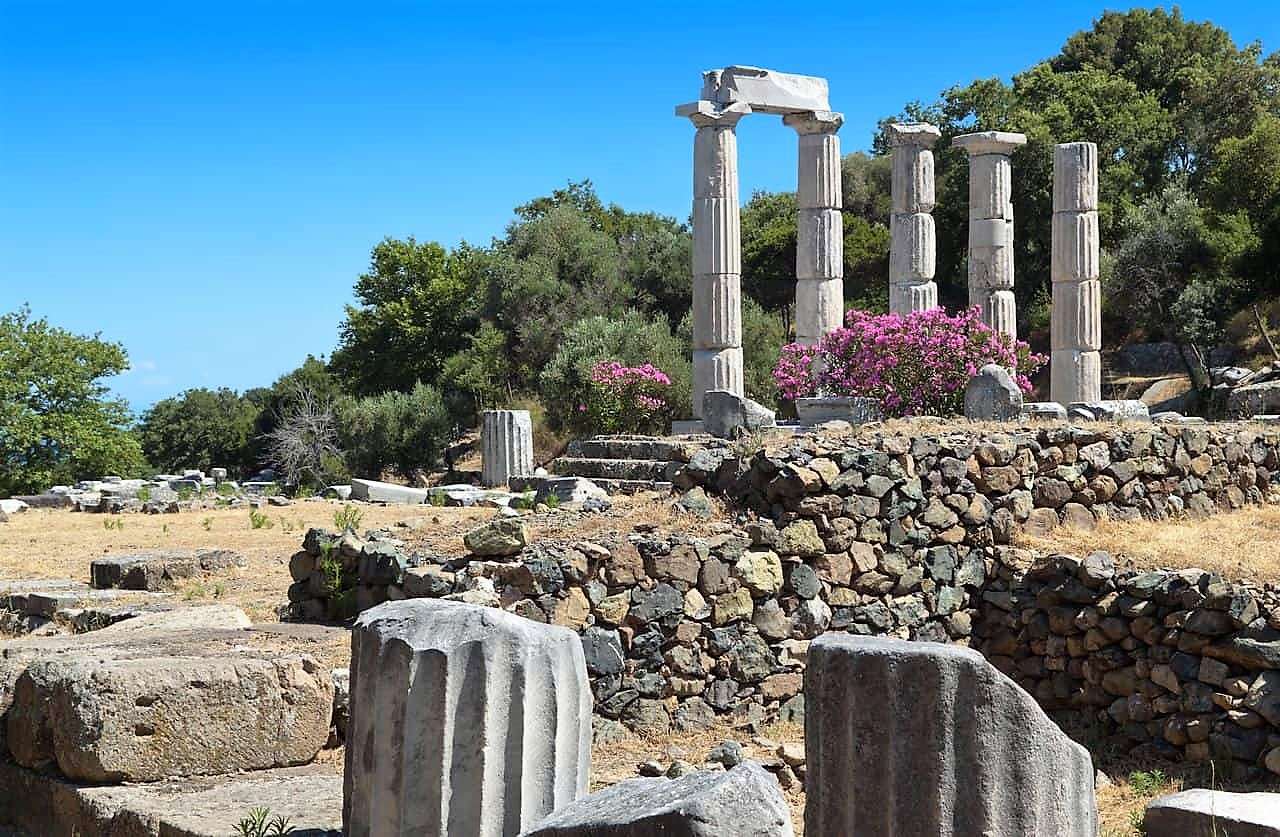 Samothraki grekiska ön pussel på nätet