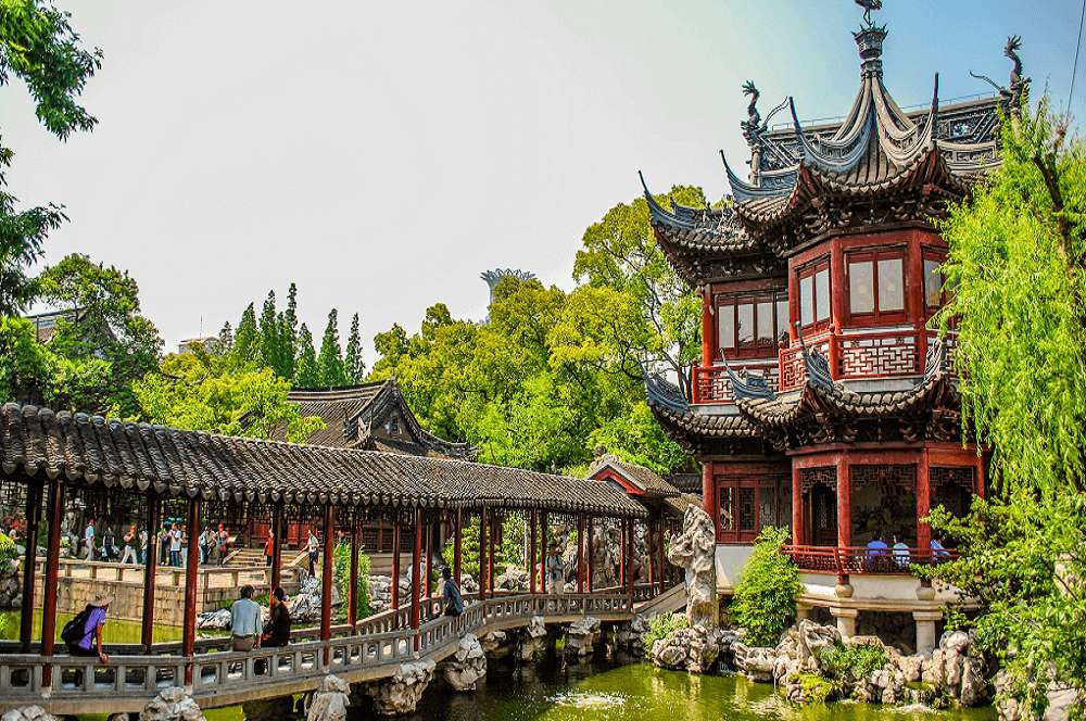 Шанхайський сад пазл онлайн