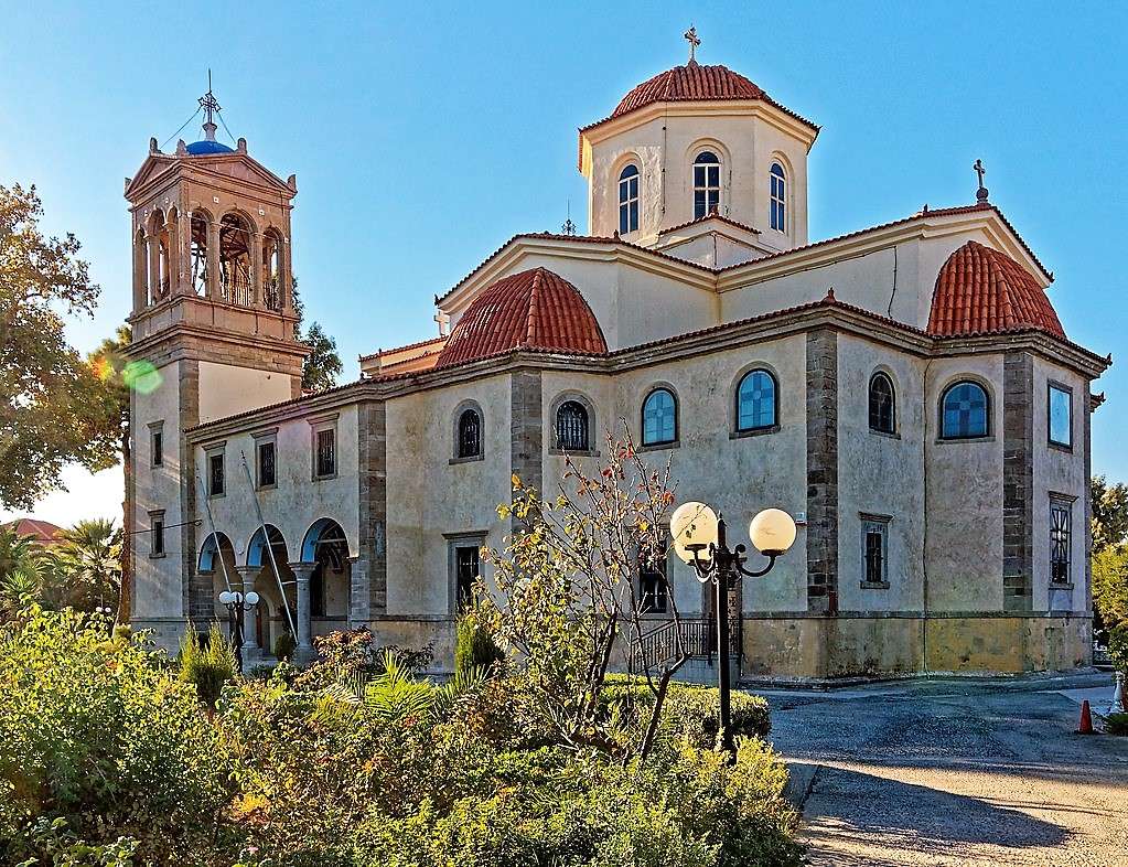 Лемнос греческий остров Агиа Триада Мирина пазл онлайн