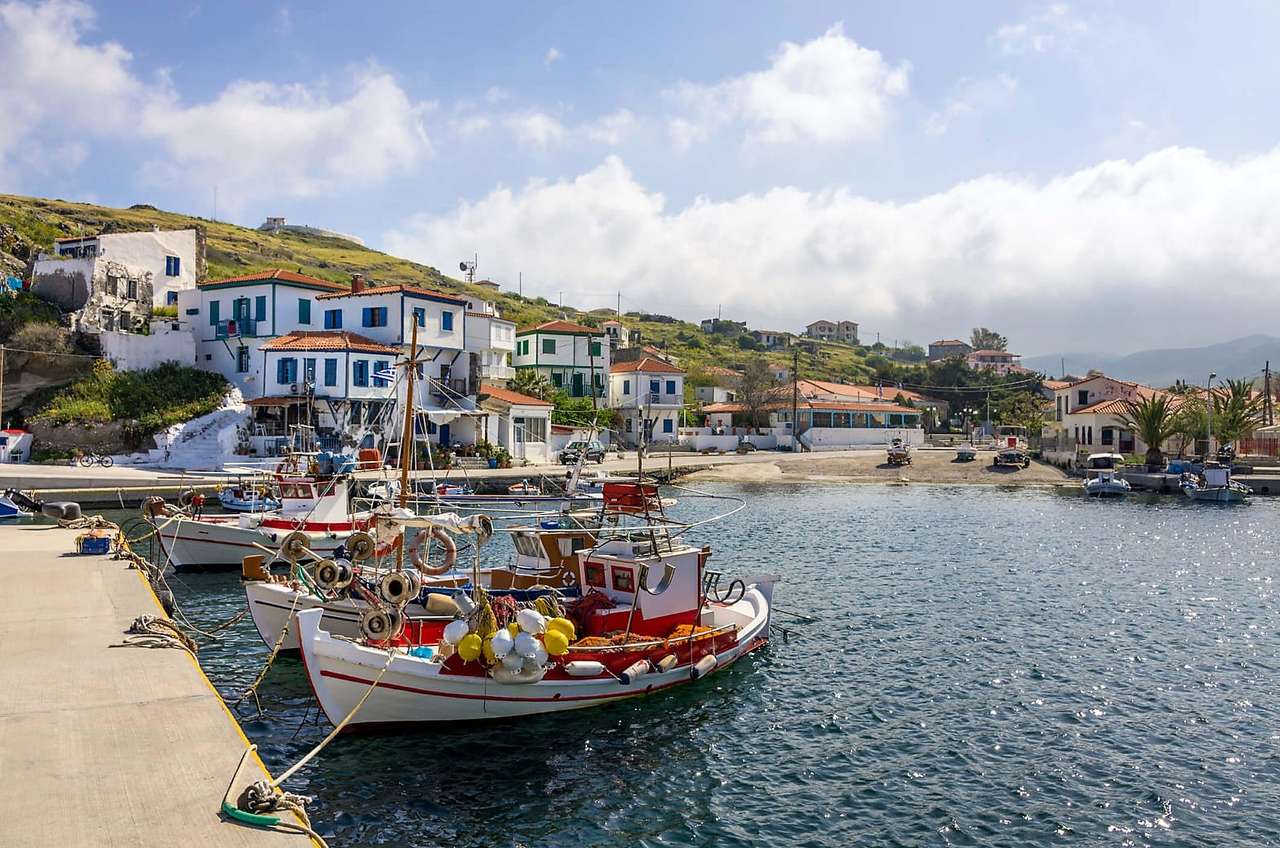 Agios Efstratios Greek island online puzzle