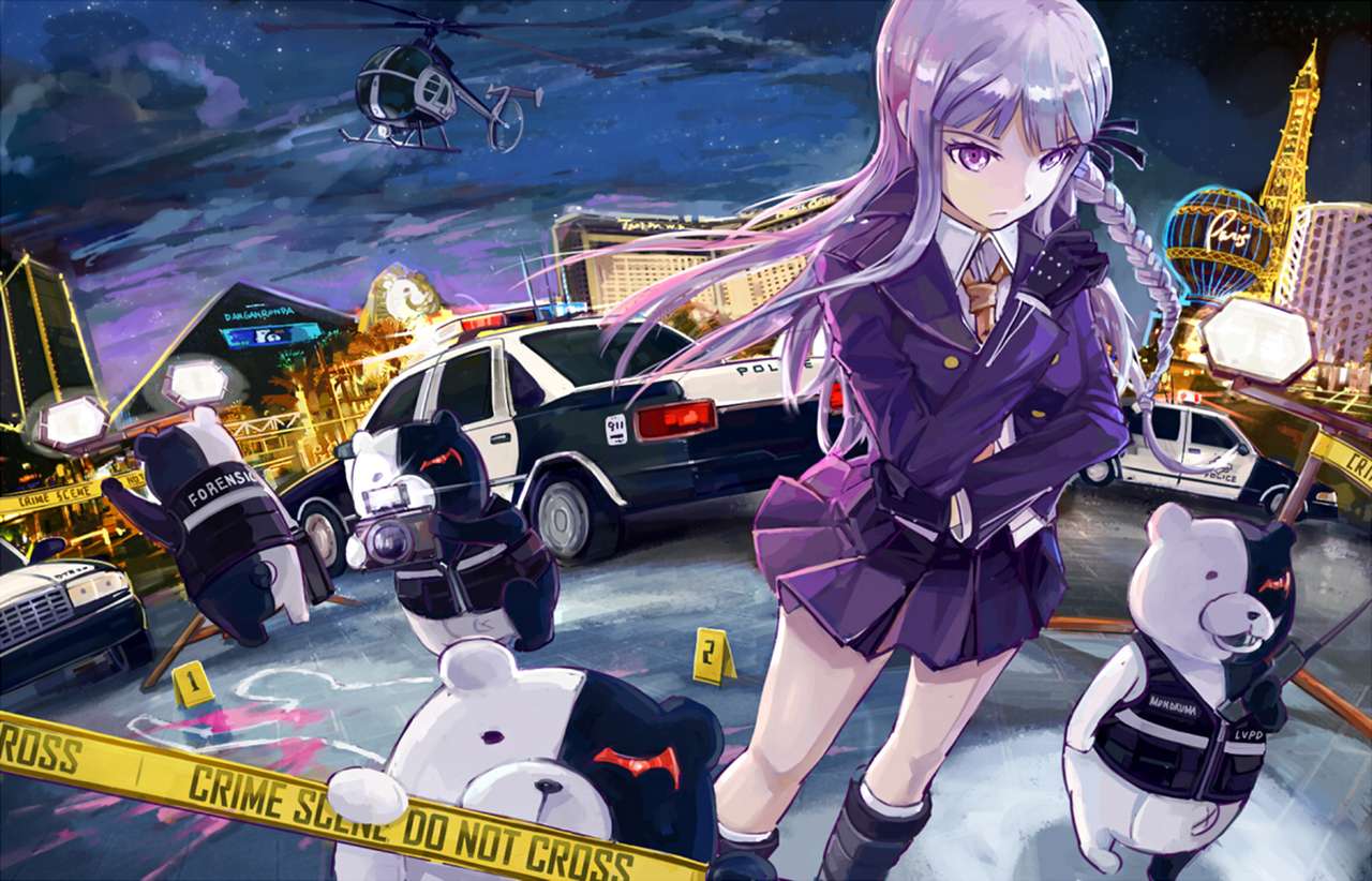 Kyoko Detective Danganronpa. Online-Puzzle