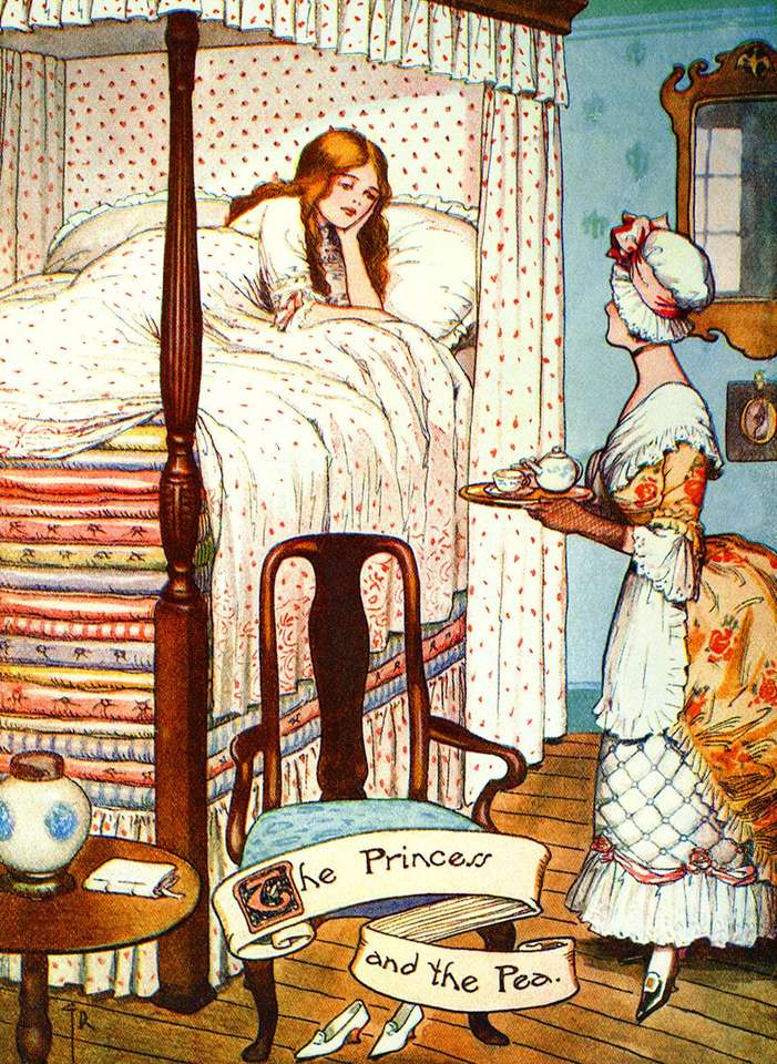 A hercegnő és a borsó kirakós online