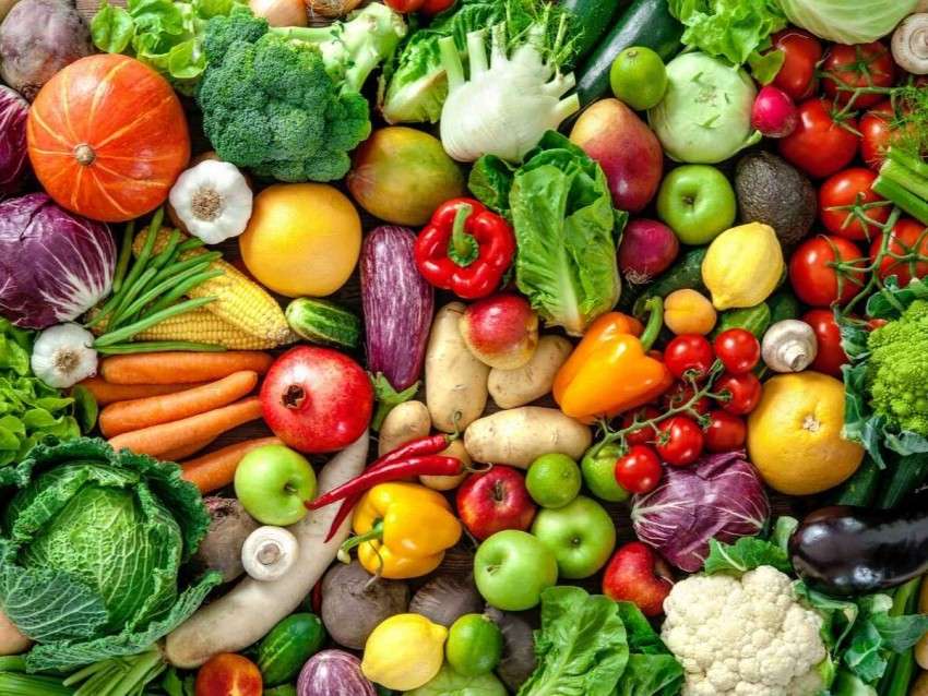здоровые овощи онлайн-пазл
