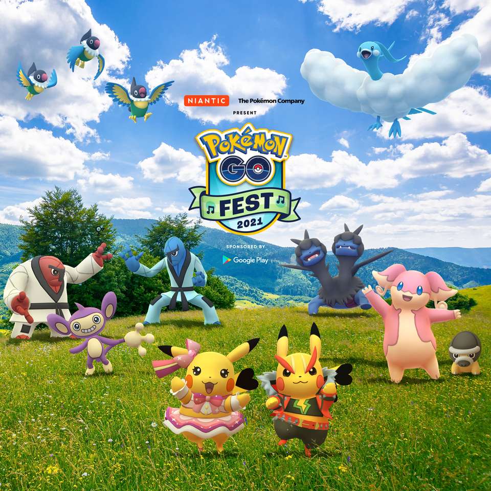 Фестиваль Pokemon Go 2021 онлайн пазл