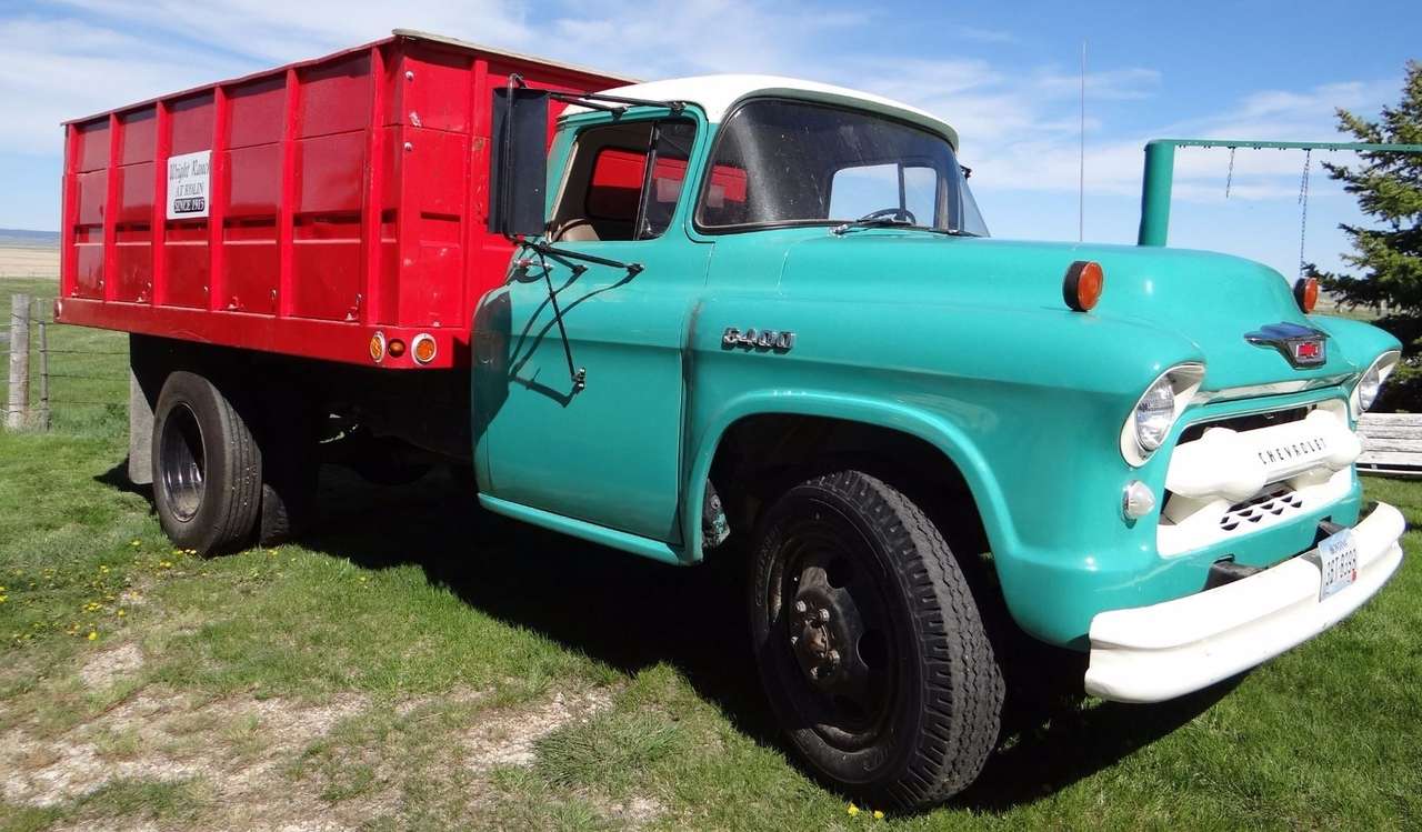 1955 CHEVROLET 6400 camion jigsaw puzzle online
