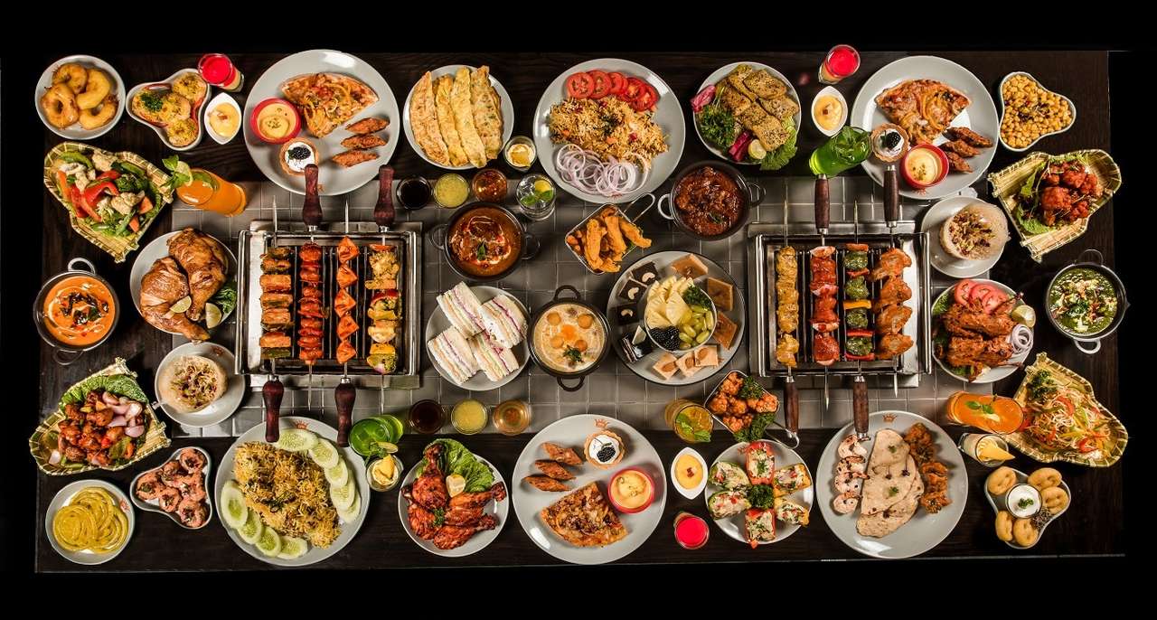 Table of Food jigsaw puzzle online