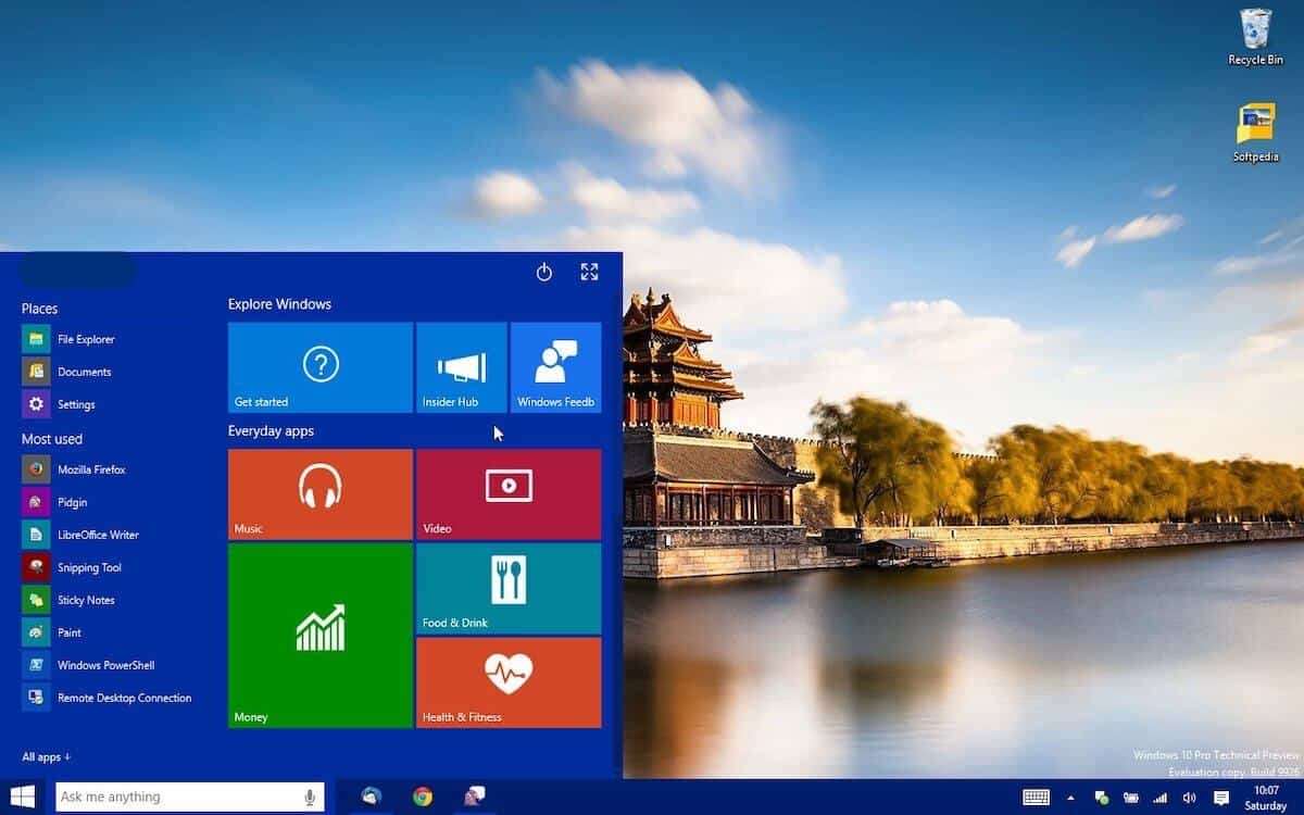 Windows Desktop. онлайн пъзел