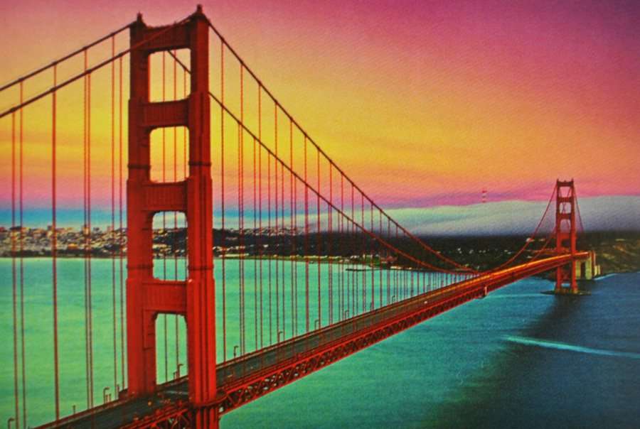 Мост Золотые Ворота, Сан-Франциско онлайн-пазл