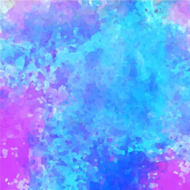 Effet aquarelle bleu-bleu rose puzzle en ligne