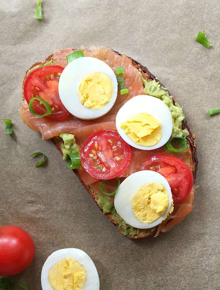 Egg & Tomato Toast skládačky online