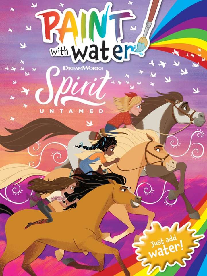 Spirit Untamed: рисуем водой пазл онлайн