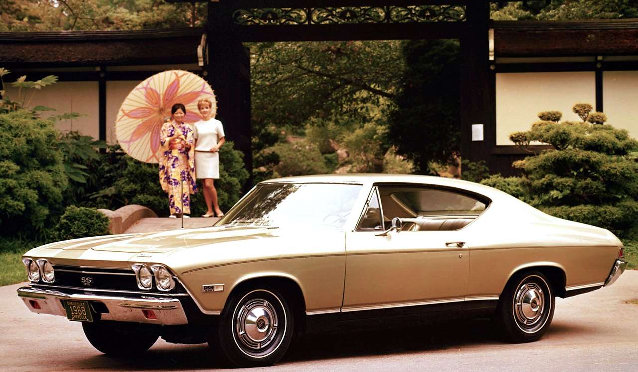 Chevrolet Chevelle Malibu Super Sport Hardtop 1968 року випуску онлайн пазл