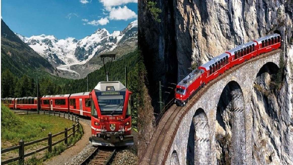 Швейцарски пейзажи. онлайн пъзел