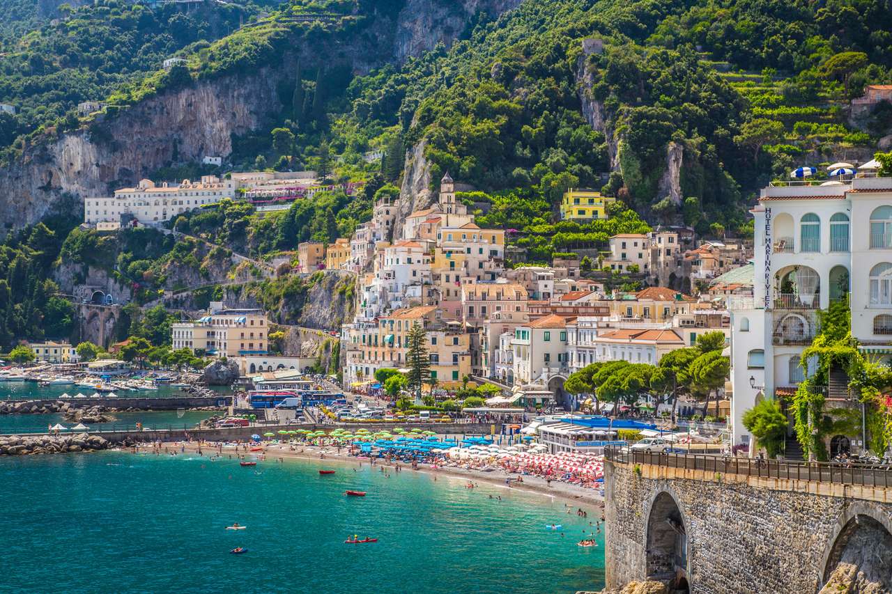 Amalfi Golf von Salerno Online-Puzzle