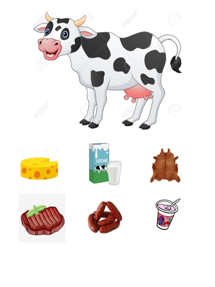 Derivați de vacă puzzle online