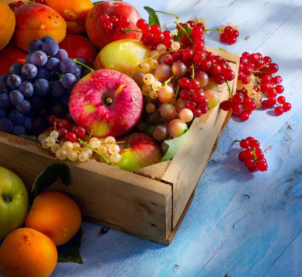 Caixa de frutas. quebra-cabeças online