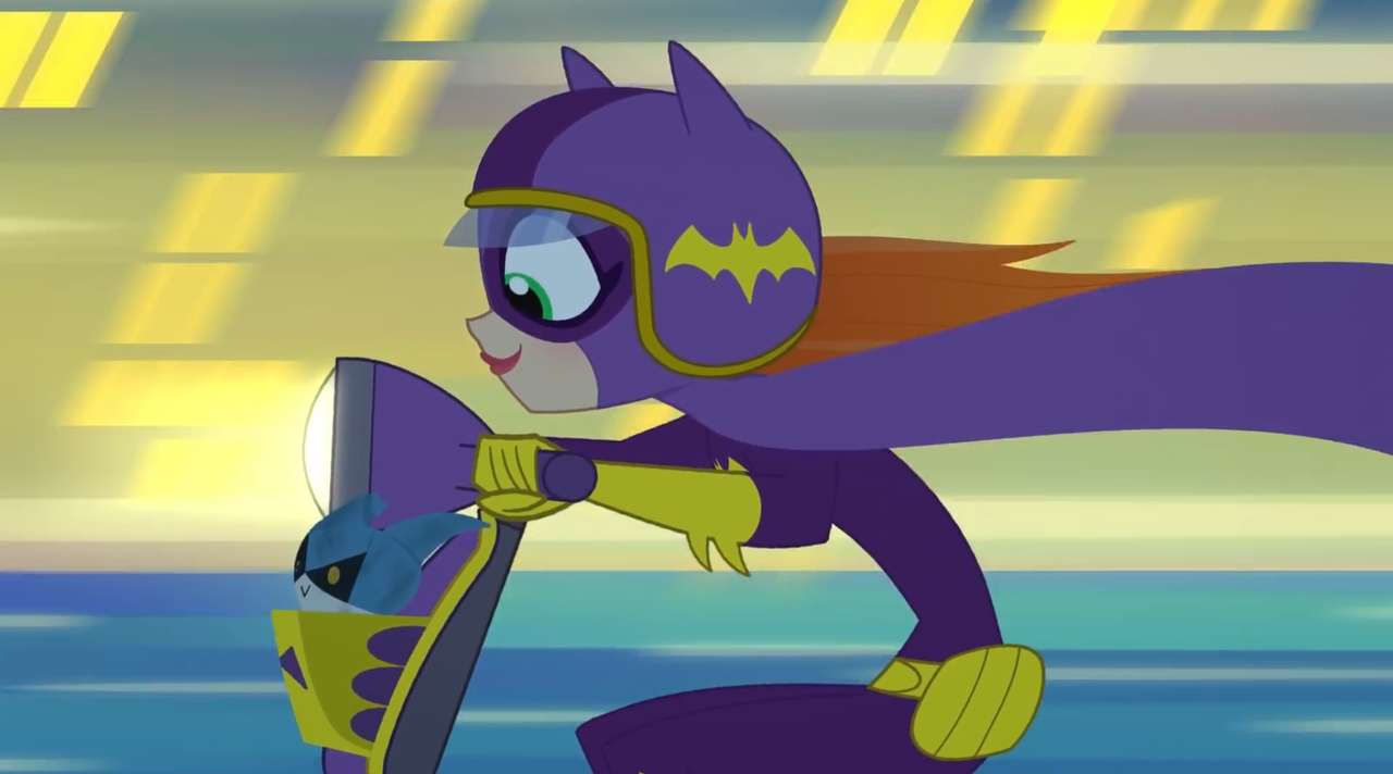 Batgirl und Bat-Mite Puzzlespiel online