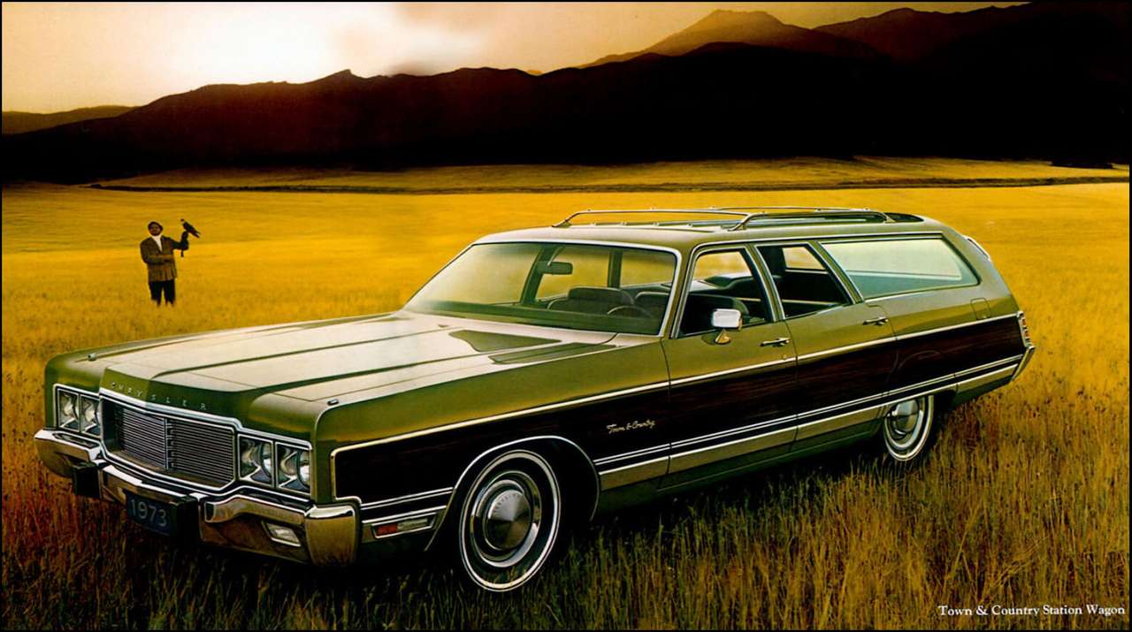 1973 Town de Chrysler et Wagon de campagne puzzle en ligne