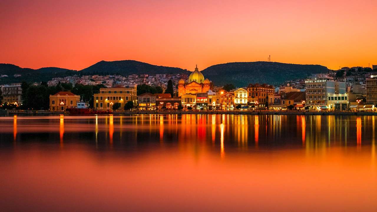 Mytili sull'isola greca di Lesbos puzzle online