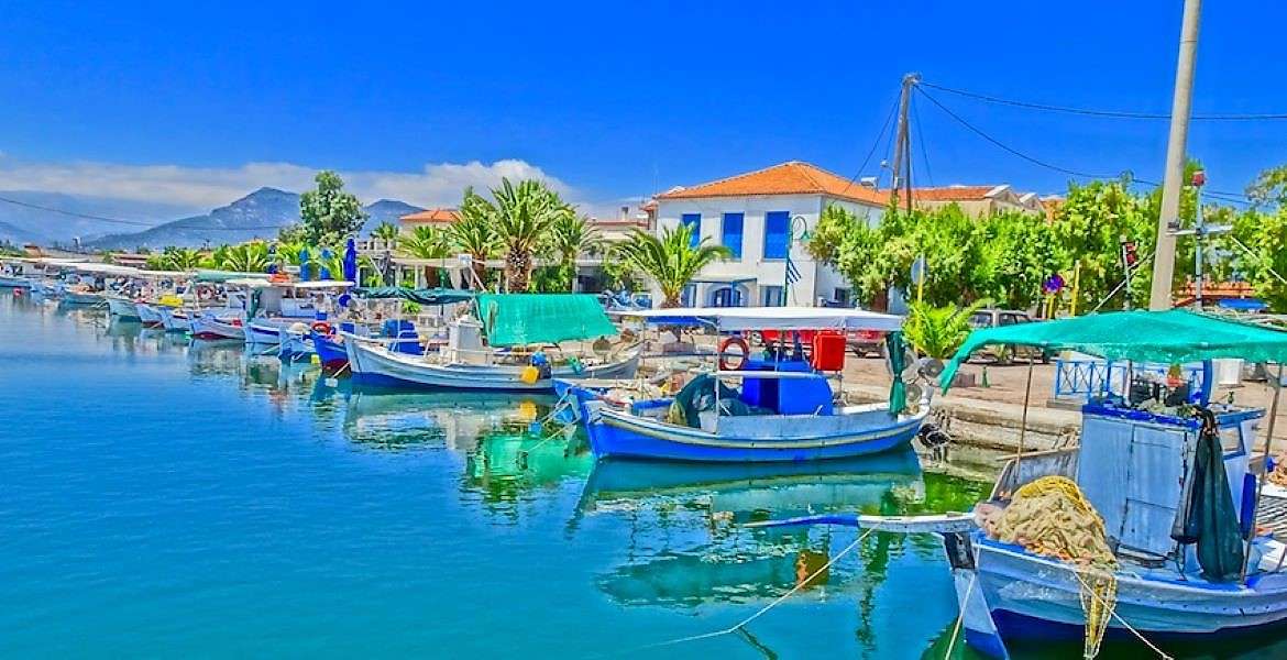 Kalloni sull'isola greca di Lesbos puzzle online