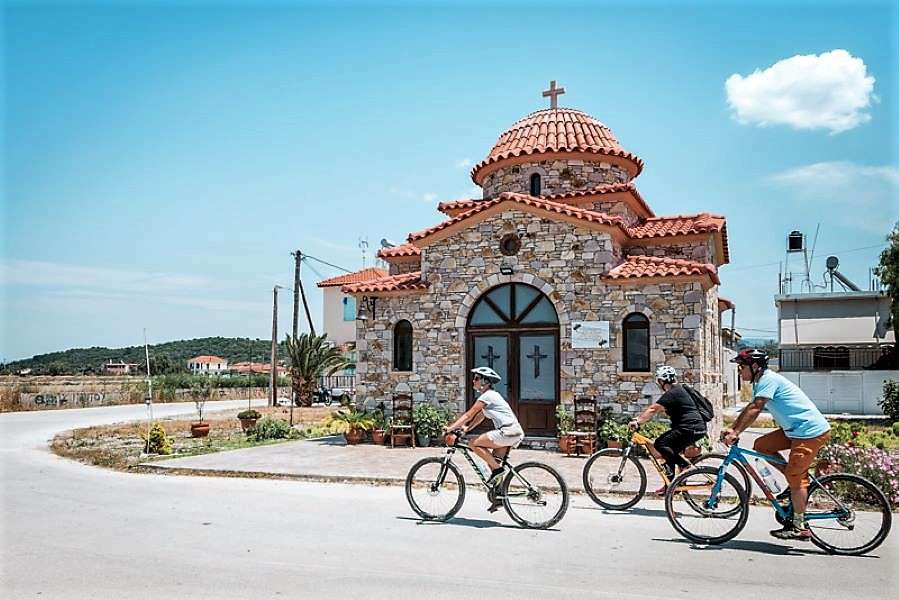 Isola greca di Lesbos. puzzle online