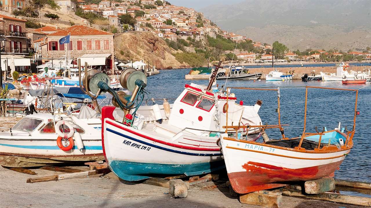 Insula Lesbos grecească jigsaw puzzle online