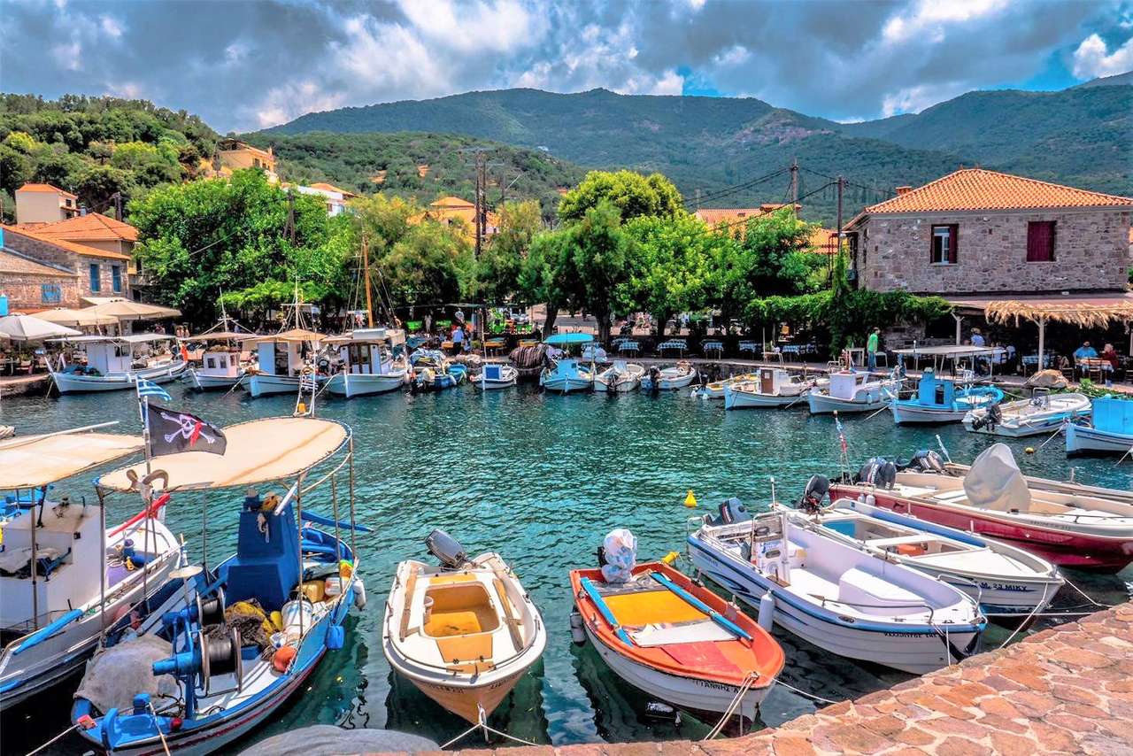 Insula Lesbos grecească puzzle online