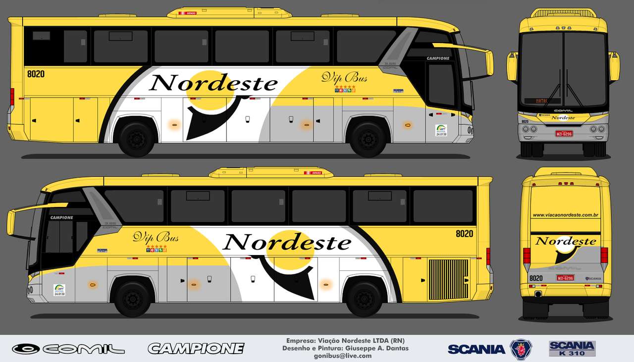 Autobuzul galben. puzzle online