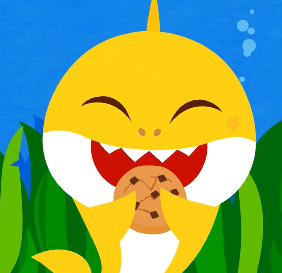 Baby Shark's Cookie ??? ❤️❤️❤️ online puzzel