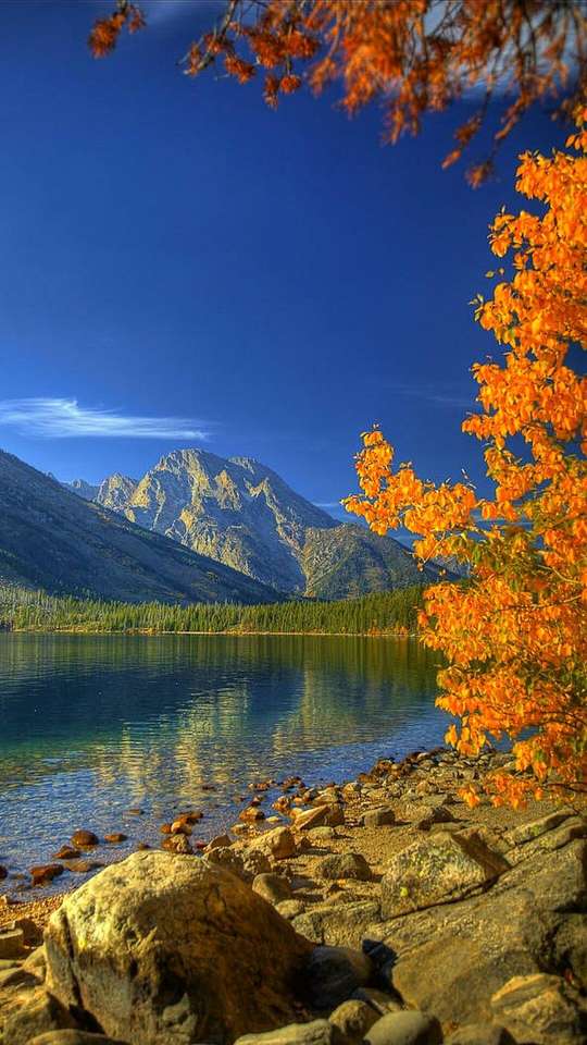 Lake herfst. legpuzzel online
