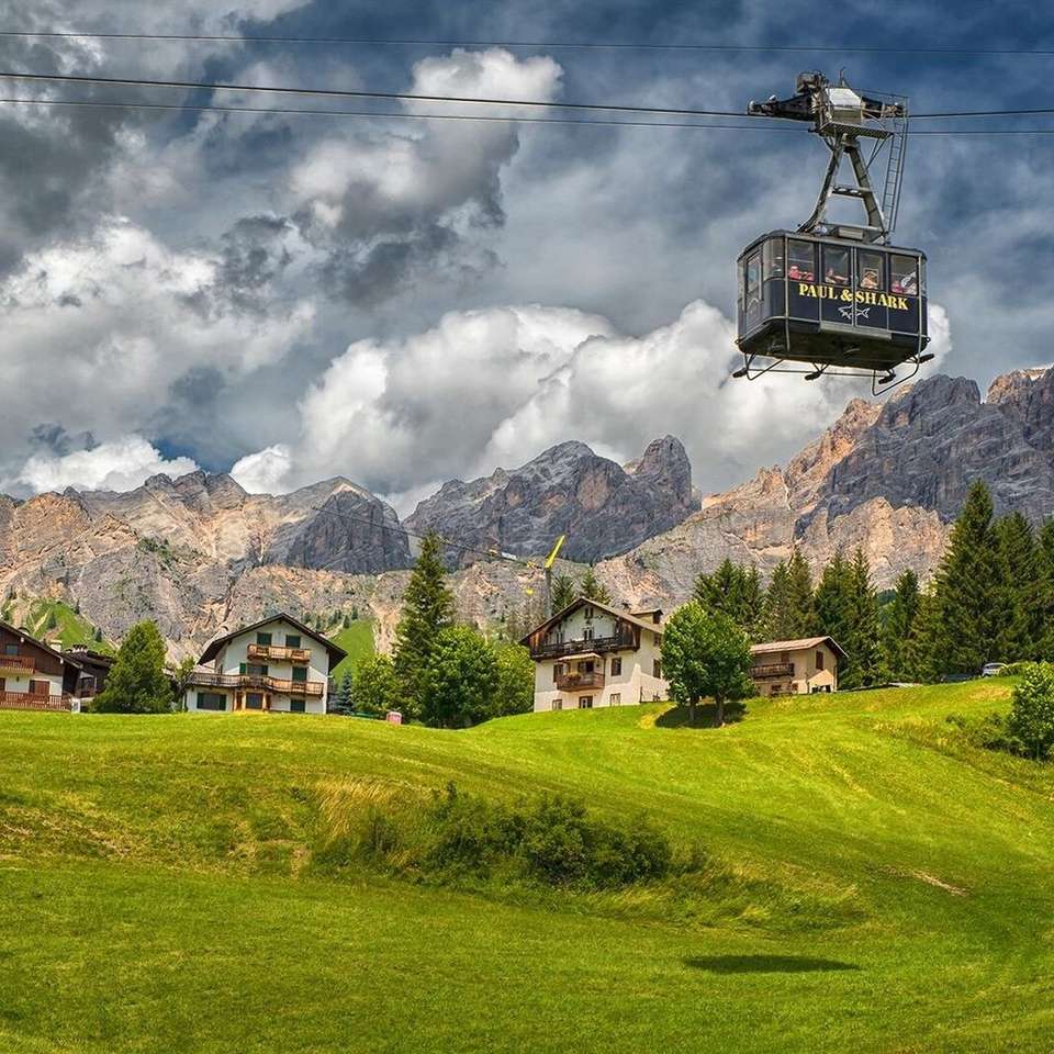 Mountains, cable car jigsaw puzzle online