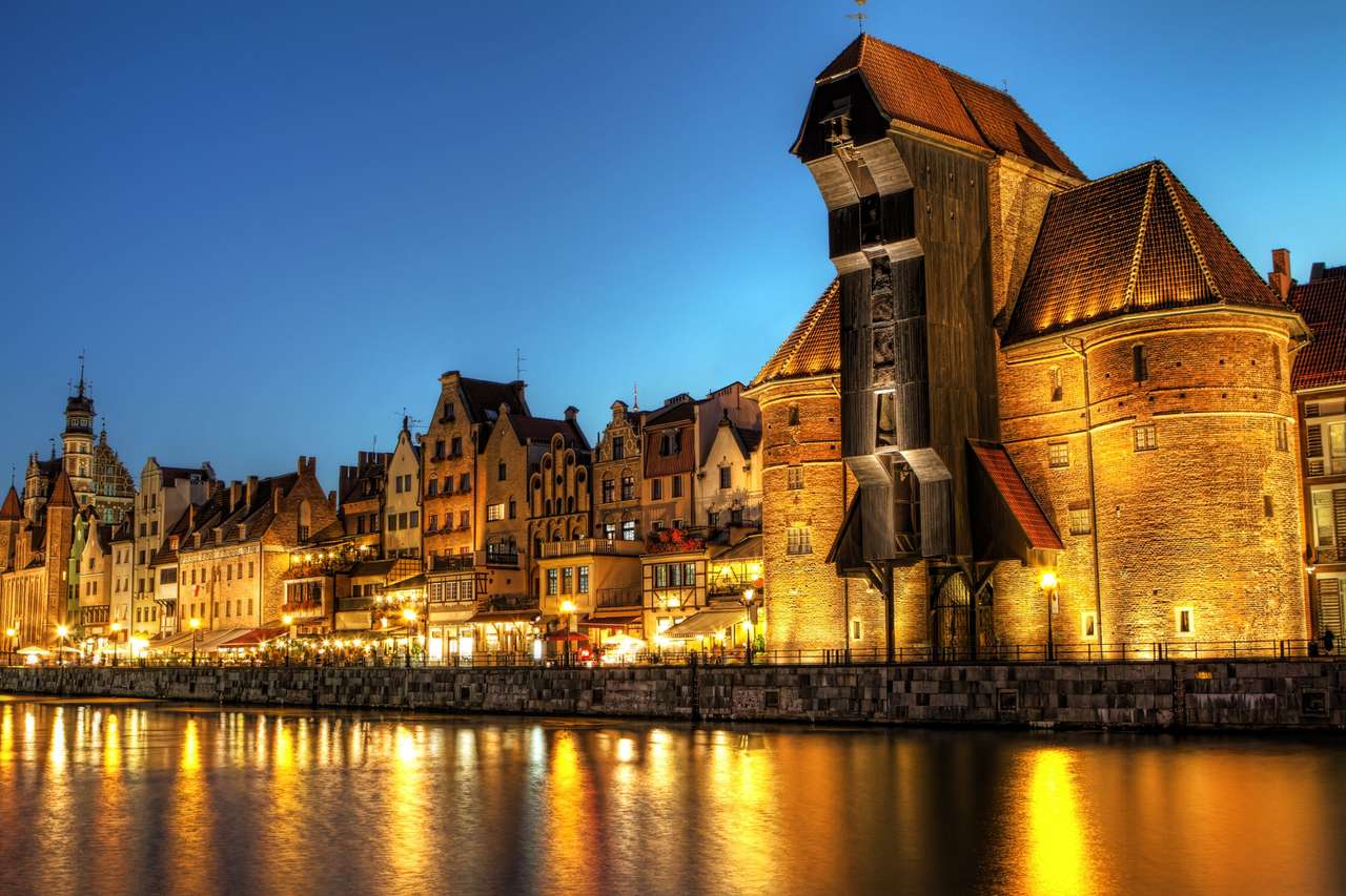 Stadscentrum van Gdansk legpuzzel online