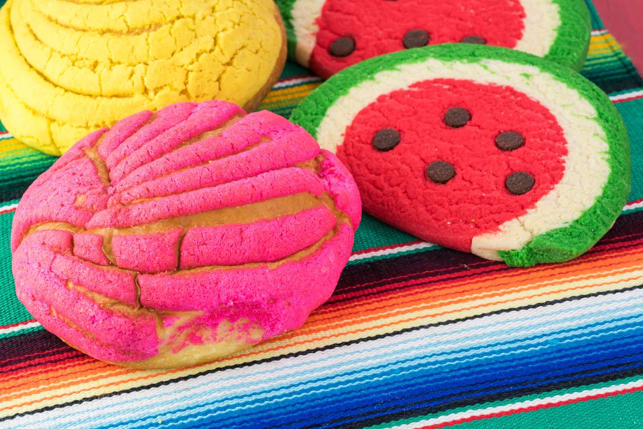 Mexické máslo cookies. online puzzle