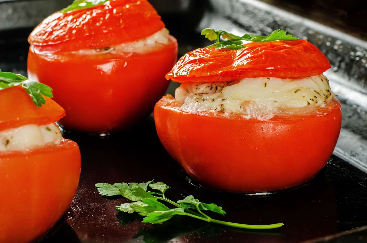 Fyllda tomater Pussel online