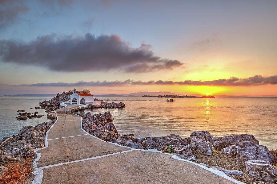 Agios Isidoros sur l'île de Chios Grecque puzzle en ligne