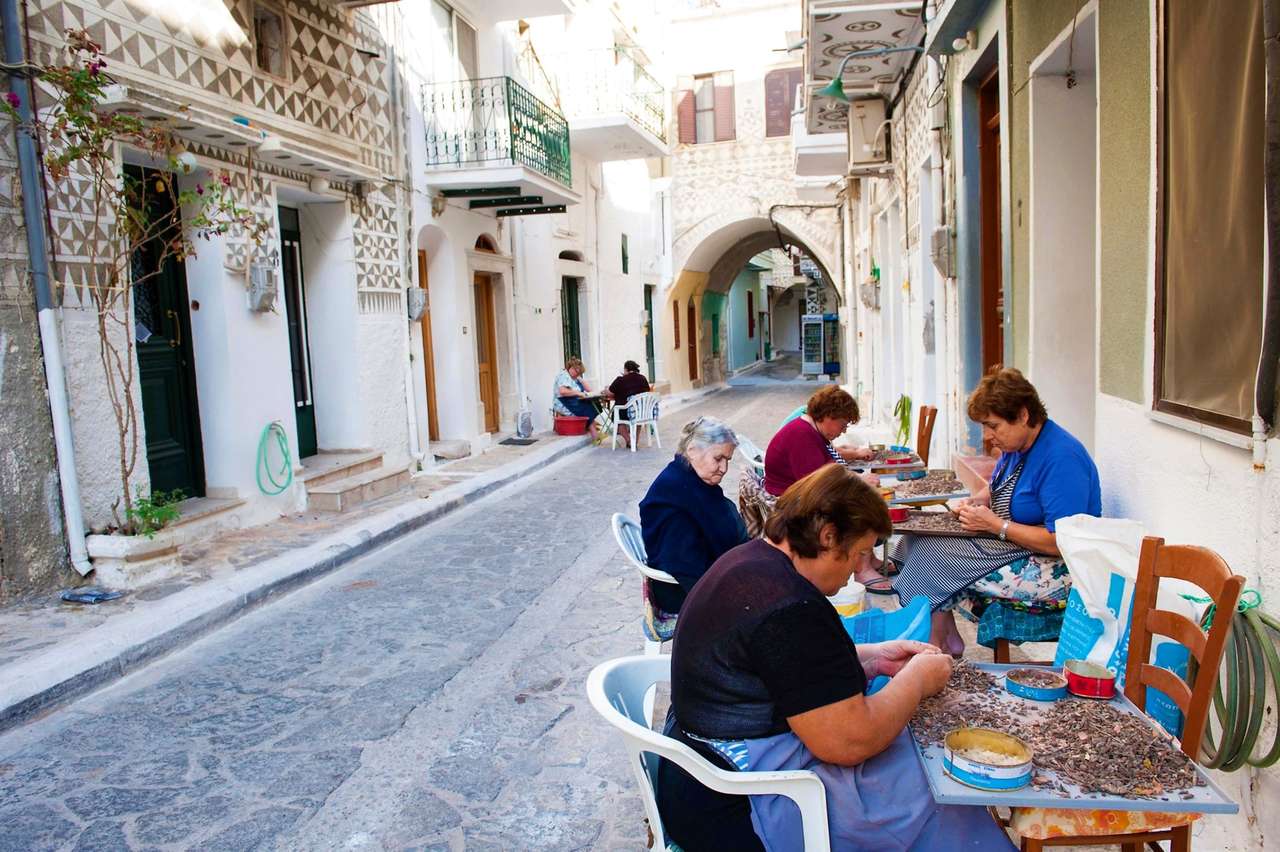 Піргі на грецькому острові Хіос пазл онлайн