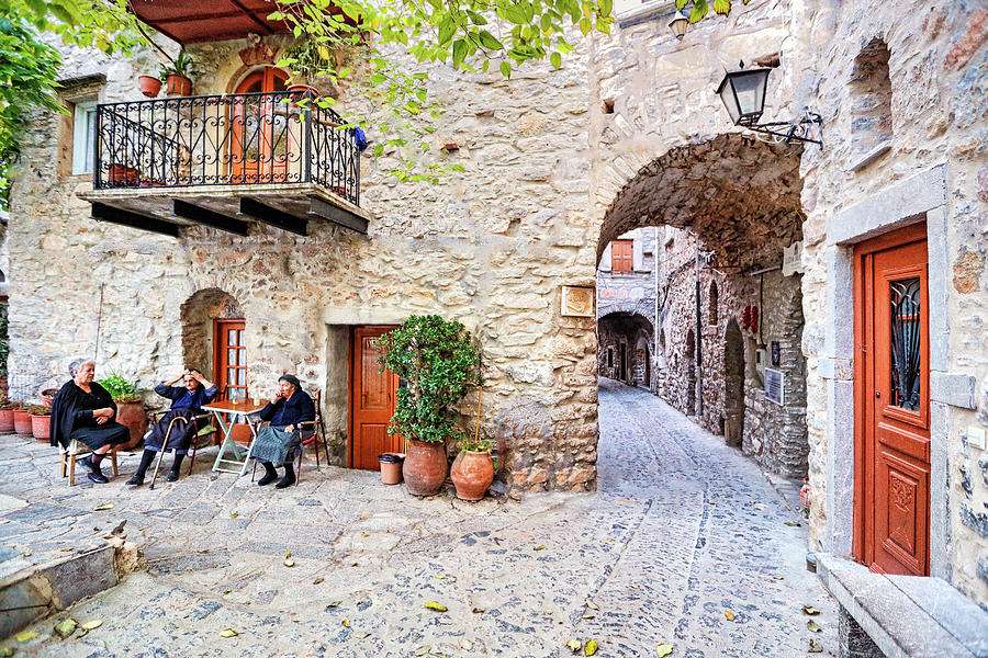 Mesta na Chios řecký ostrov online puzzle