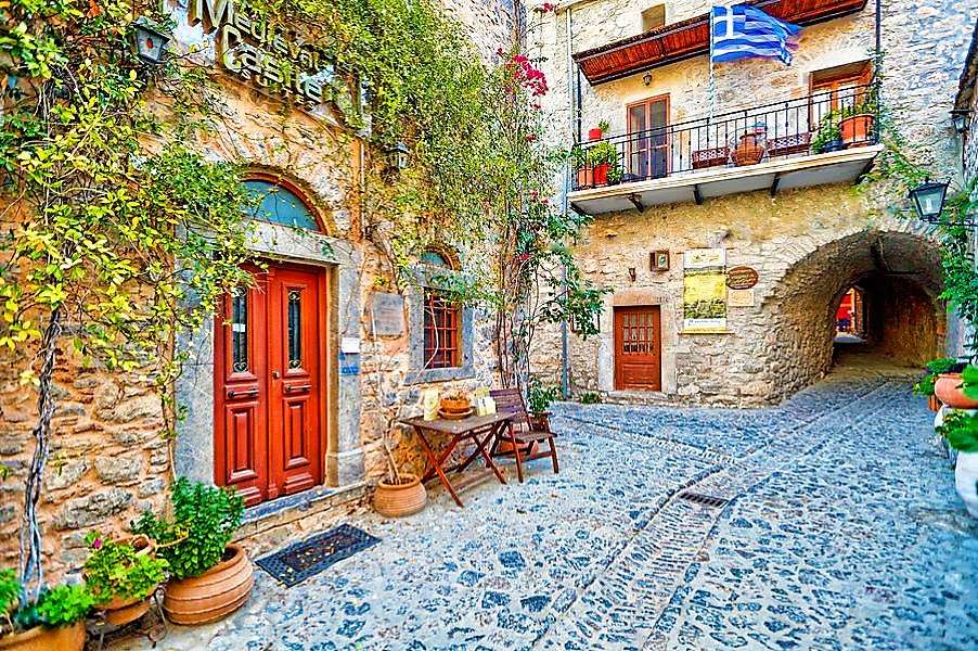 Mesta on Chios Greek island jigsaw puzzle online