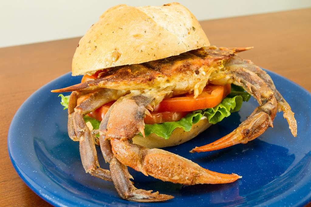 Crab sandwich. puzzle online